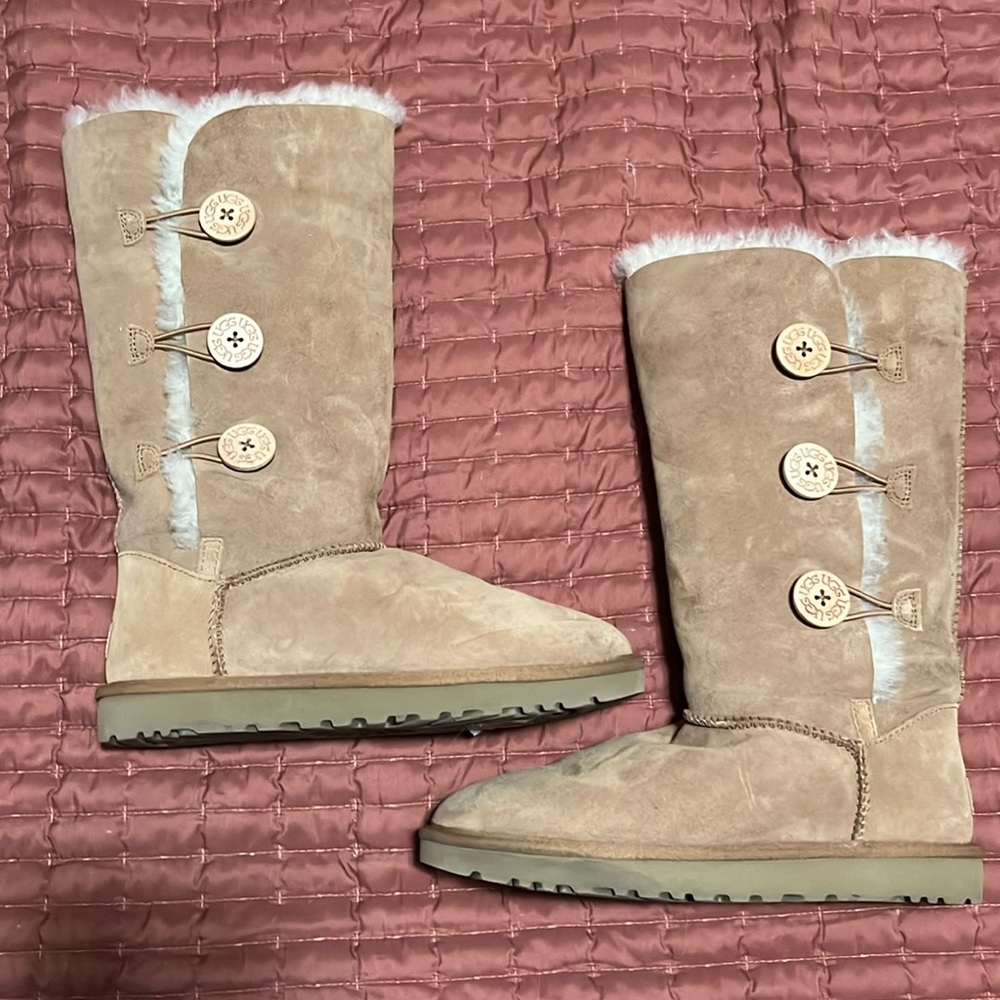 Ugg Tall Boot- Button Side Can Be Folded Down Or … - image 1